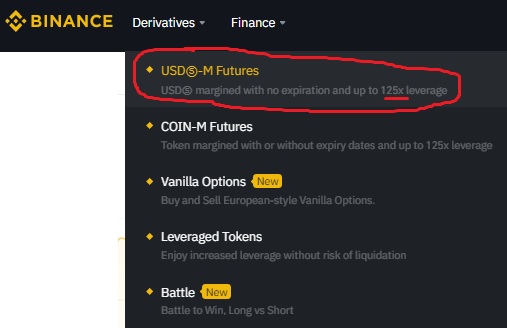 Binance Futures (Vadeli) İşlemler Ekranı