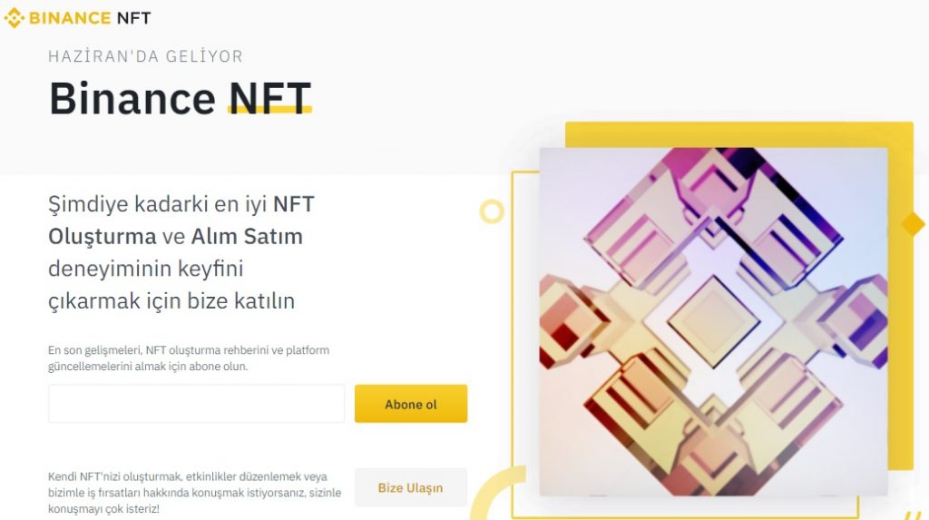 binance nft sitesi