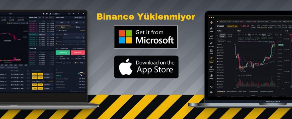 Binance Yüklenmiyor