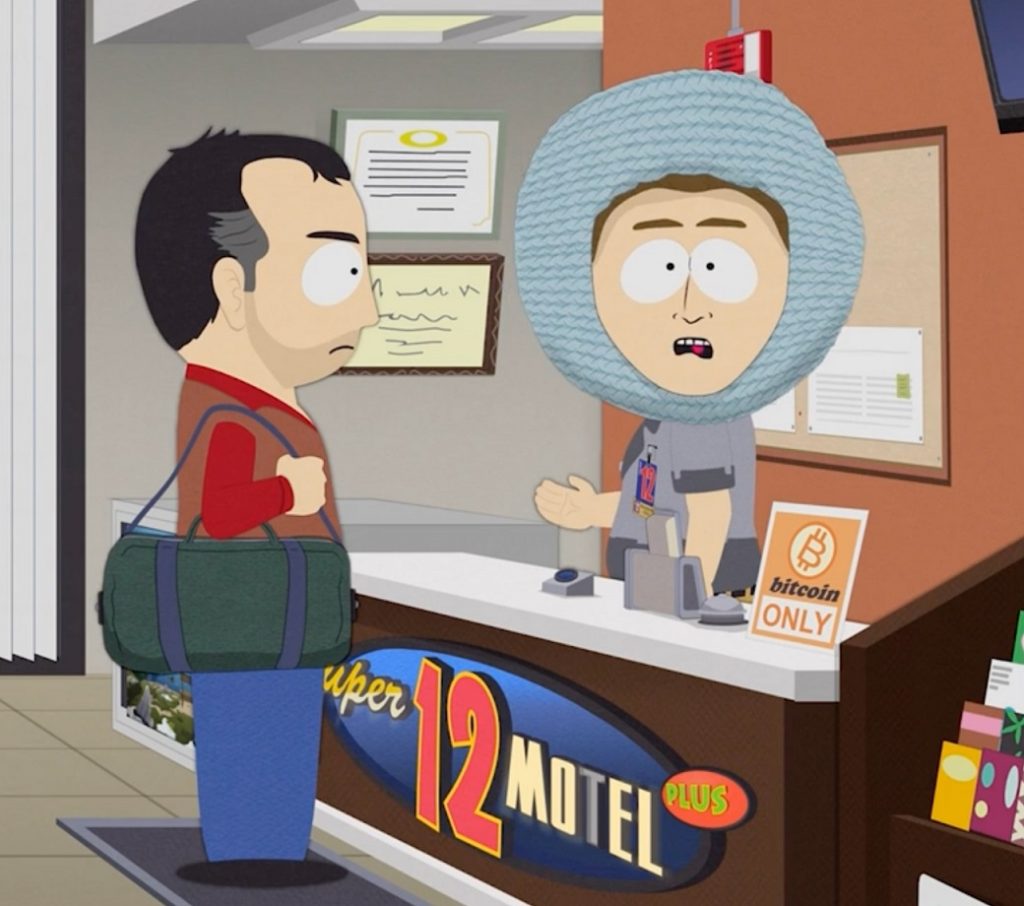 South Park Bitcoin ile Ödeme