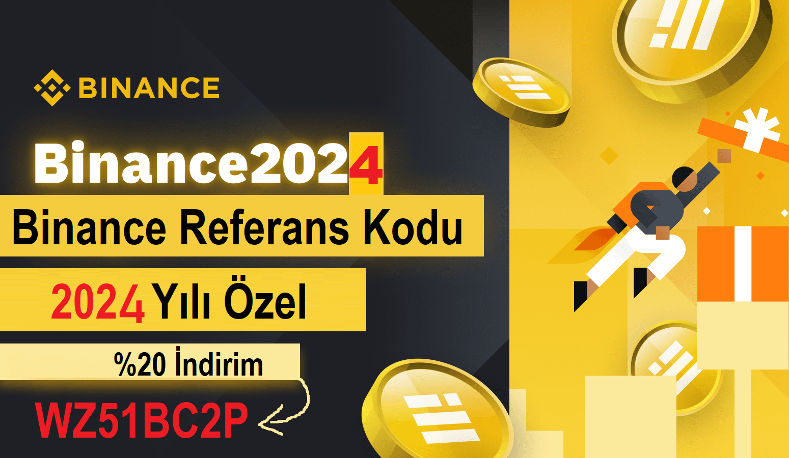 Binance referans kodu/kimliği 2024